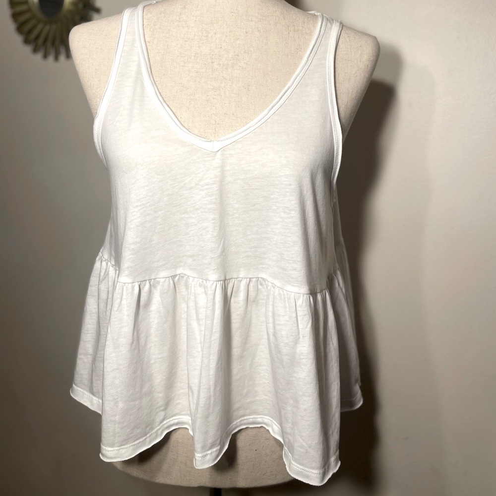 American Eagle Super Soft Peplum Tank - Size small